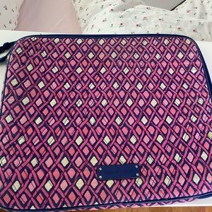 Vera Bradley laptop sleeve katalina pink